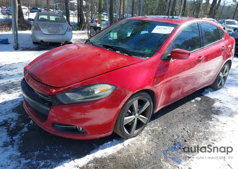 2014 Dodge Dart Gt из США, поврежденный, VIN 1C3CDFEB1ED866891